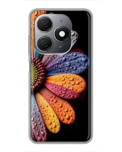 Чохол для TECNO Spark 20 з картинкою «Райдужна квітка» Чохол для TECNO Spark 20 з картинкою «Райдужна квітка»