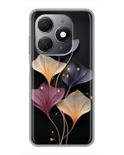 Чохол для TECNO Spark 20 з картинкою «Лілові квіти грації» Чохол для TECNO Spark 20 з картинкою «Лілові квіти грації»