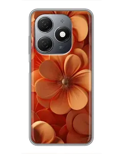 Чохол для TECNO Spark 20 з картинкою «Помаранчева макро квітка» Чохол для TECNO Spark 20 з картинкою «Помаранчева макро квітка»
