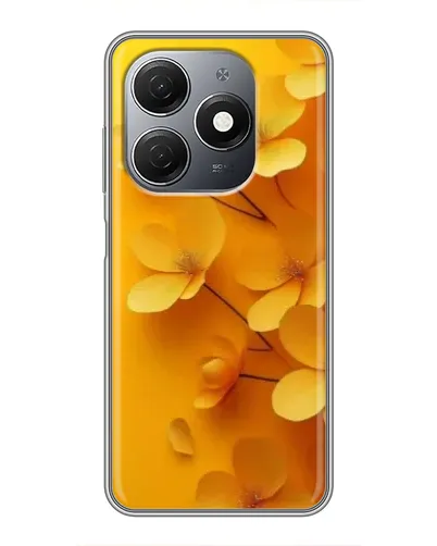 Чехол для TECNO Spark 20 с картинкой «Золотые лепестки» Чехол для TECNO Spark 20 с картинкой «Золотые лепестки»