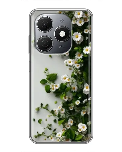 Чехол для TECNO Spark 20 с картинкой «Ветка мелких белых цветов» Чехол для TECNO Spark 20 с картинкой «Ветка мелких белых цветов»