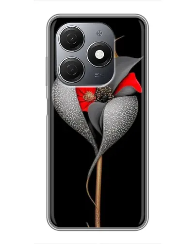 Чехол для TECNO Spark 20 с картинкой «Серебряный фантазийный цветок» Чехол для TECNO Spark 20 с картинкой «Серебряный фантазийный цветок»