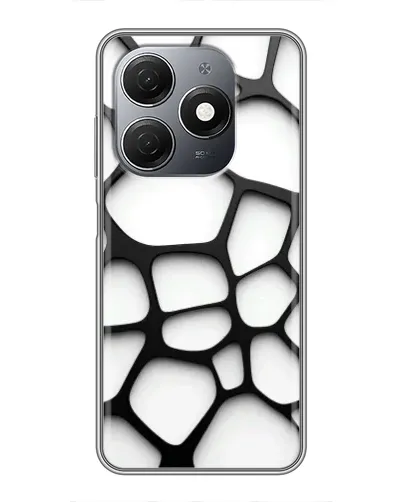 Чехол для TECNO Spark 20 с картинкой «Белая объемная сетка» Чехол для TECNO Spark 20 с картинкой «Белая объемная сетка»