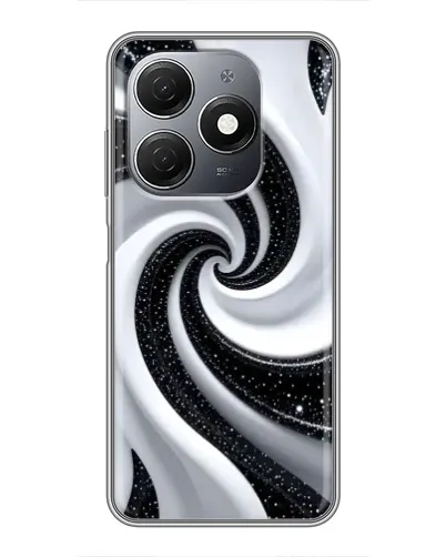 Чехол для TECNO Spark 20 с картинкой «Черно-белая спираль» Чехол для TECNO Spark 20 с картинкой «Черно-белая спираль»