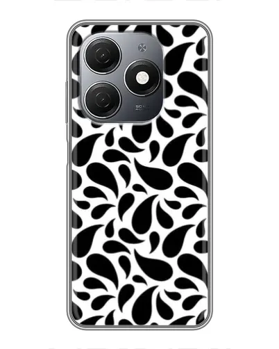 Чехол для TECNO Spark 20 с картинкой «Контрастные черные капли» Чехол для TECNO Spark 20 с картинкой «Контрастные черные капли»