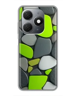 Чехол для TECNO Spark 20 с картинкой «Яркая неоновая галька» Чехол для TECNO Spark 20 с картинкой «Яркая неоновая галька»