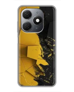 Чехол для TECNO Spark 20 с картинкой «Золотые осколки геометрии» Чехол для TECNO Spark 20 с картинкой «Золотые осколки геометрии»
