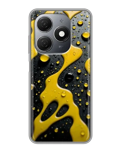 Чехол для TECNO Spark 20 с картинкой «Жидкое желтое золото» Чехол для TECNO Spark 20 с картинкой «Жидкое желтое золото»