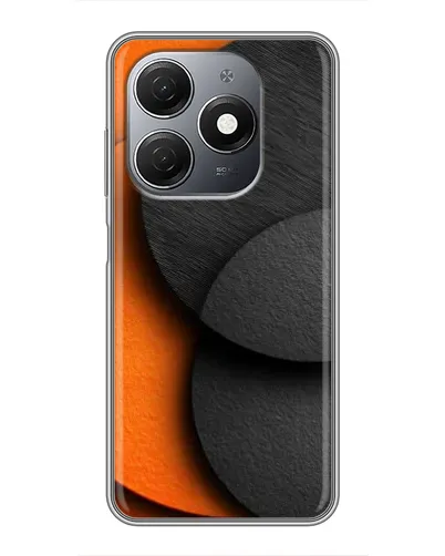 Чехол для TECNO Spark 20 с картинкой «Геометрия оранжевых кругов» Чехол для TECNO Spark 20 с картинкой «Геометрия оранжевых кругов»