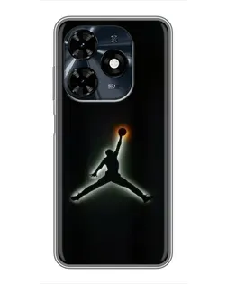 Чехол для TECNO Spark 20c с картинкой «Jordan Gradient Logo» Чехол для TECNO Spark 20c с картинкой «Jordan Gradient Logo»