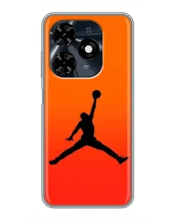 Чехол для TECNO Spark 20c с картинкой «Jordan Sunset»