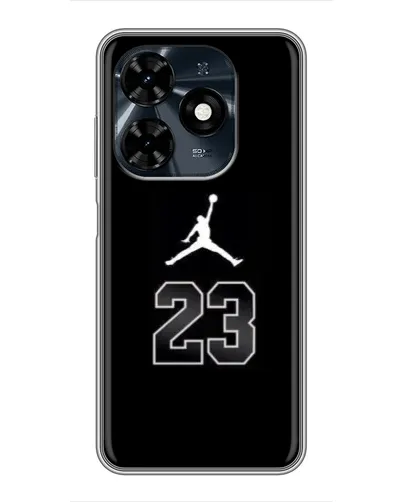 Чехол для TECNO Spark 20c с картинкой «Jordan Flight 23»
