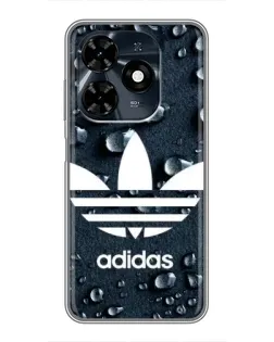 Чехол для TECNO Spark 20c с картинкой «Adidas Trefoil Blue» Чехол для TECNO Spark 20c с картинкой «Adidas Trefoil Blue»