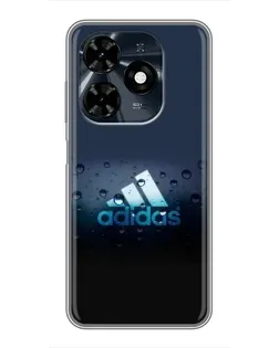 Чехол для TECNO Spark 20c с картинкой «Adidas Water Drops» Чехол для TECNO Spark 20c с картинкой «Adidas Water Drops»