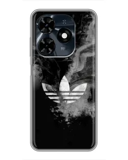 Чехол для TECNO Spark 20c с картинкой «Абстрактный дым Adidas» Чехол для TECNO Spark 20c с картинкой «Абстрактный дым Adidas»