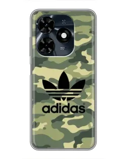 Чехол для TECNO Spark 20c с картинкой «Милитари стиль Adidas» Чехол для TECNO Spark 20c с картинкой «Милитари стиль Adidas»