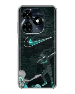 Чехол для TECNO Spark 20c с картинкой «Спортивный арт Nike» Чехол для TECNO Spark 20c с картинкой «Спортивный арт Nike»