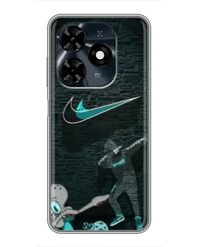 Чехол для TECNO Spark 20c с картинкой «Спортивный арт Nike»
