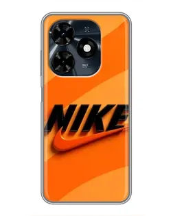 Чехол для TECNO Spark 20c с картинкой «Оранжевый драйв Nike» Чехол для TECNO Spark 20c с картинкой «Оранжевый драйв Nike»