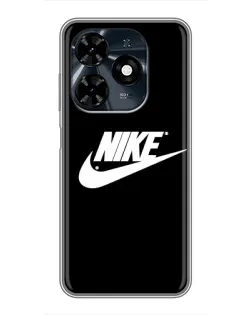 Чехол для TECNO Spark 20c с картинкой «Мазки краски Nike»