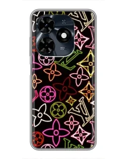 Чехол для TECNO Spark 20c с картинкой «Неоновый микс Nike» Чехол для TECNO Spark 20c с картинкой «Неоновый микс Nike»