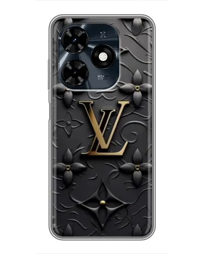 Чехол для TECNO Spark 20c с картинкой «Кожаная текстура LV» Чехол для TECNO Spark 20c с картинкой «Кожаная текстура LV»