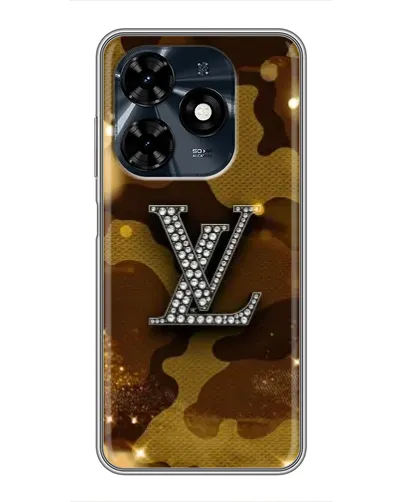 Чехол для TECNO Spark 20c с картинкой «Камуфляжный Louis Vuitton» Чехол для TECNO Spark 20c с картинкой «Камуфляжный Louis Vuitton»