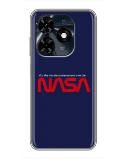 Чехол для TECNO Spark 20c с картинкой «NASA — глубокий космос»