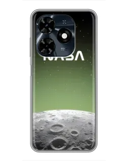 Чехол для TECNO Spark 20c с картинкой «NASA — лунный градиент»