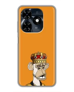 Чехол для TECNO Spark 20c с картинкой «Золотая обезьяна Bored Ape» Чехол для TECNO Spark 20c с картинкой «Золотая обезьяна Bored Ape»