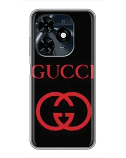 Чехол для TECNO Spark 20c с картинкой «Gucci — красный логотип» Чехол для TECNO Spark 20c с картинкой «Gucci — красный логотип»