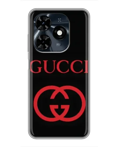 Чехол для TECNO Spark 20c с картинкой «Gucci — красный логотип» Чехол для TECNO Spark 20c с картинкой «Gucci — красный логотип»
