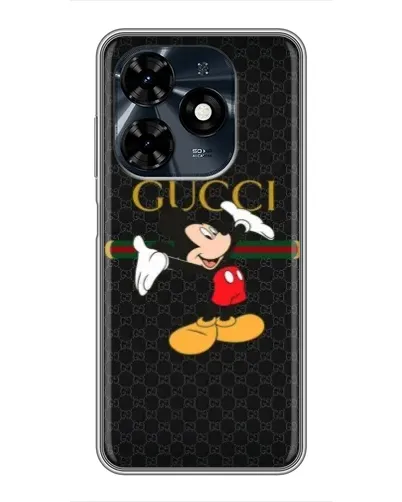 Чехол для TECNO Spark 20c с картинкой «Микки Маус Gucci» Чехол для TECNO Spark 20c с картинкой «Микки Маус Gucci»