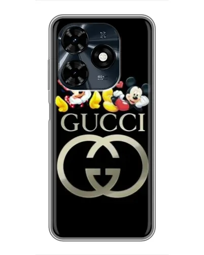 Чехол для TECNO Spark 20c с картинкой «Gucci — герои Disney» Чехол для TECNO Spark 20c с картинкой «Gucci — герои Disney»