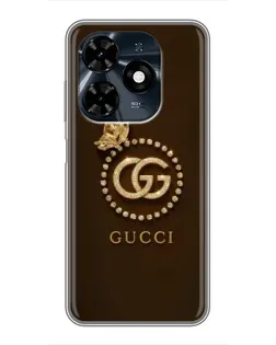 Чехол для TECNO Spark 20c с картинкой «Gucci — золотая бабочка» Чехол для TECNO Spark 20c с картинкой «Gucci — золотая бабочка»