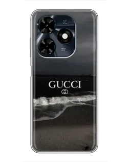Чехол для TECNO Spark 20c с картинкой «Gucci — морской прибой» Чехол для TECNO Spark 20c с картинкой «Gucci — морской прибой»