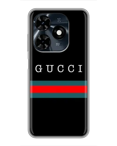 Чехол для TECNO Spark 20c с картинкой «Gucci — красный пояс» Чехол для TECNO Spark 20c с картинкой «Gucci — красный пояс»