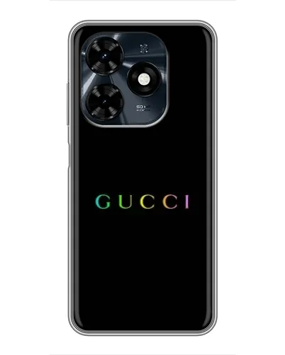 Чехол для TECNO Spark 20c с картинкой «Gucci — неоновый минимализм» Чехол для TECNO Spark 20c с картинкой «Gucci — неоновый минимализм»