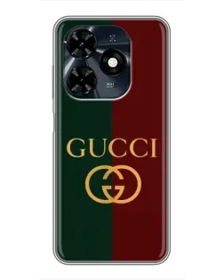 Чехол для TECNO Spark 20c с картинкой «Gucci — темно-зеленый градиент» Чехол для TECNO Spark 20c с картинкой «Gucci — темно-зеленый градиент»
