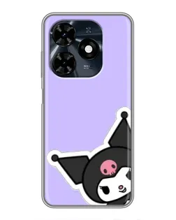 Чехол для TECNO Spark 20c с картинкой «Забавная Kuromi»