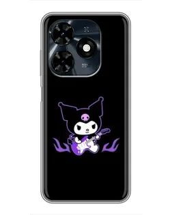 Чехол для TECNO Spark 20c с картинкой «Электрическая Kuromi»