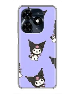 Чехол для TECNO Spark 20c с картинкой «Паттерн с Kuromi»