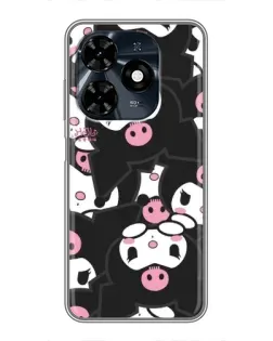Чехол для TECNO Spark 20c с картинкой «Паттерн голов Куроми»