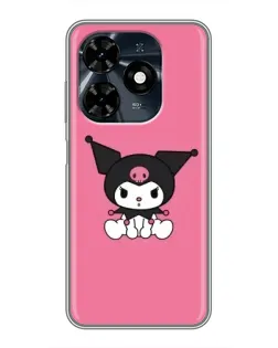 Чехол для TECNO Spark 20c с картинкой «Хмурая Kuromi»