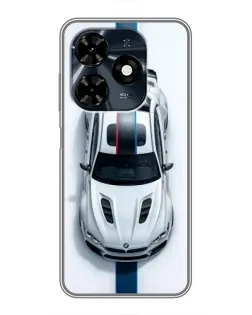 Чехол для TECNO Spark 20c с картинкой «Вид сверху — BMW M» Чехол для TECNO Spark 20c с картинкой «Вид сверху — BMW M»