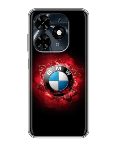 Чехол для TECNO Spark 20c с картинкой «Логотип BMW — вспышка»