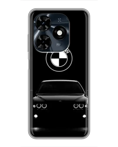 Чехол для TECNO Spark 20c с картинкой «BMW — взгляд из темноты»