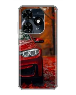 Чехол для TECNO Spark 20c с картинкой «Осенняя BMW M4»