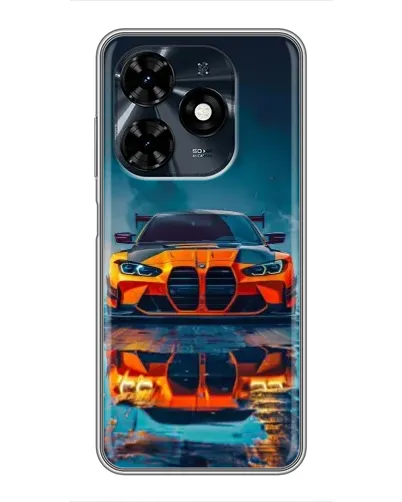Чехол для TECNO Spark 20c с картинкой «BMW — золотая эмблема» Чехол для TECNO Spark 20c с картинкой «BMW — золотая эмблема»
