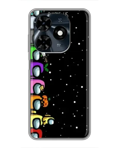 Чехол для TECNO Spark 20c с картинкой «Команда Among Us» Чехол для TECNO Spark 20c с картинкой «Команда Among Us»